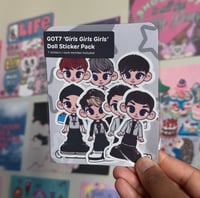Image 1 of got7 'girls girls girls' sticker pack.