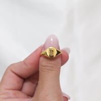 Image 2 of Flower Garden Signet Ring 