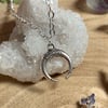 Crescent Moon Horn Necklace