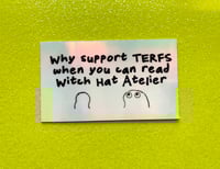 Image 1 of Brushbuddy Anti-TERF Holographic Sticker