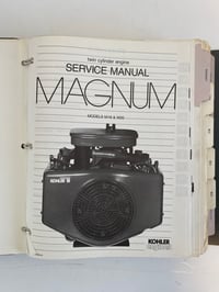Image 4 of Kohler 1980s Magnum Parts & Service Manual