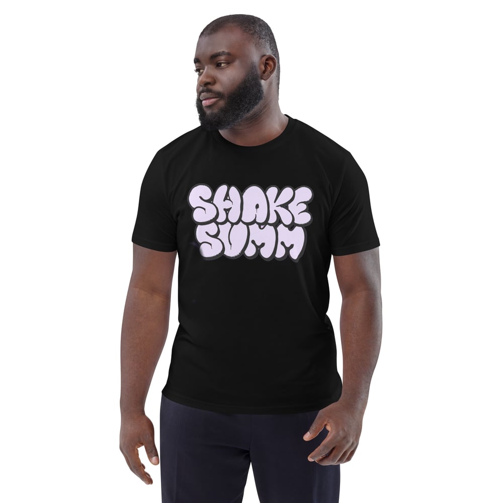 Image of SHAKE SUMM-Unisex organic cotton t-shirt