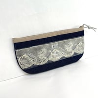 Image 2 of Denim and Lace Pencil Case