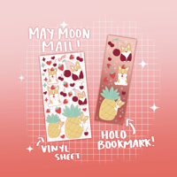 Image 1 of Monthly Bookmark & Sticker Club 