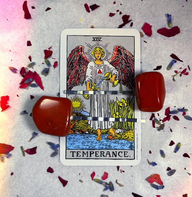 Red Jasper Hair Clips