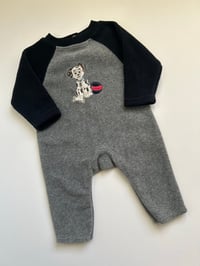Image 1 of 101 Dalmatian grey romper