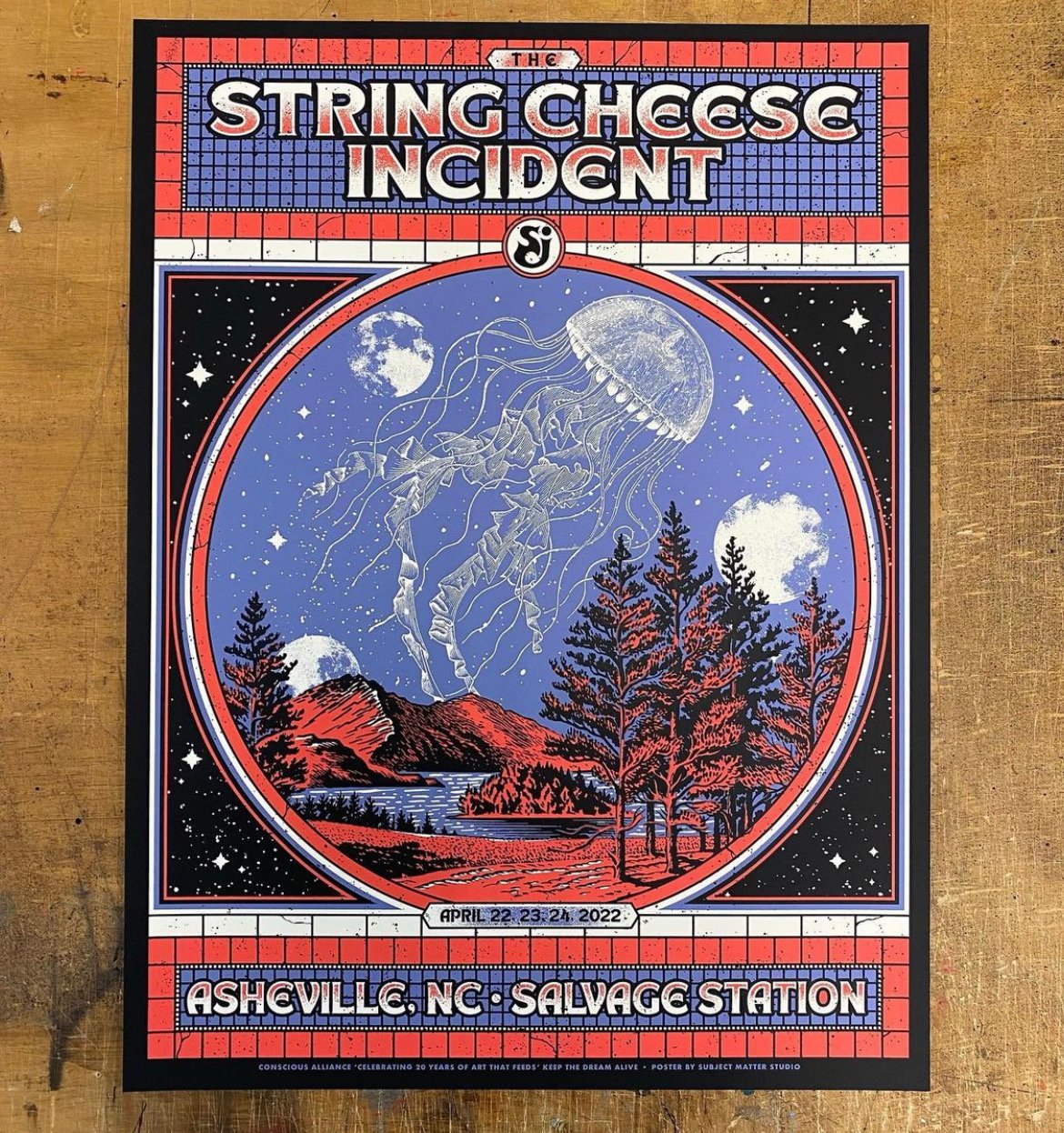 String Cheese Incident, Asheville, NC, Regular Subject Matter Studio