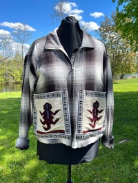 Image 4 of Large Lizard Pocket Flannel