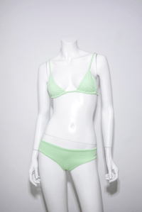 Pastel Green Bikini Triangle Top 