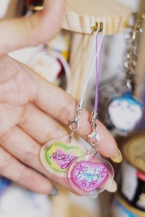 nosey/funky mini keychains