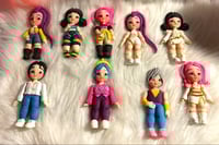 Image 1 of K pop demon hunters & SAJA BOYS clay porcelain dolls 