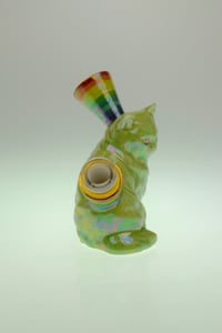 Image 2 of Wasabi Celadon Purrly Kitty