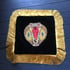 Cobra Head Snake Patch Black Velvet Cushion Cover Image 7