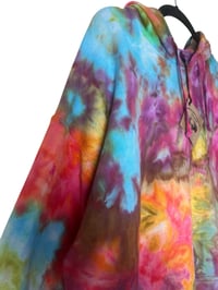 Image 5 of L Unisex Comfort Wash Hoodie in Bright Bloom Ice Dye