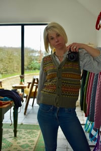 Image 5 of Fair-Isle Waistcoat - Made in Europe