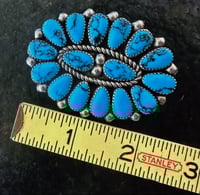 Image 2 of Oval Vintage Pin and pendant (nickel) 