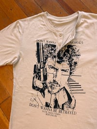 Image 3 of Slow Train Coming quarter button Sz S-XL