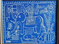Image 3 of “Elephant Story”, Mixed Media Drawing