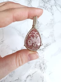 Image 1 of rhodochrosite pendant