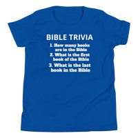 Image 17 of Unisex Youth Short Sleeve T-Shirt (Bible trivia 1)