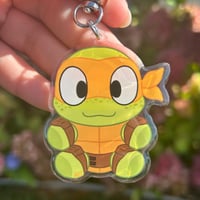 TMNT 12! Mikey Keychain