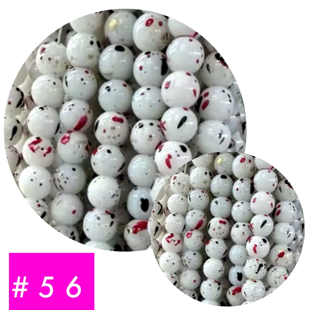 Image of Bead Paint Splatter  #56
