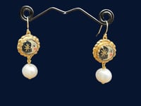 Image 1 of Moon and Star Earrings 