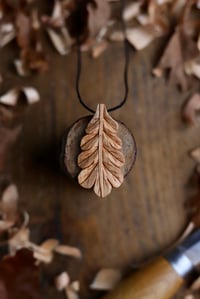 Image 1 of Oak Leaf- Pendant  Necklace 