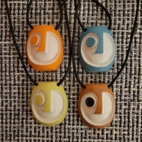 Image 1 of Mod Bob ceramic necklace 