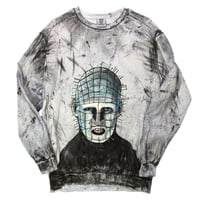 Image 1 of “HELLRAISER #1” Custom Hand Painted Crewneck MEDIUM