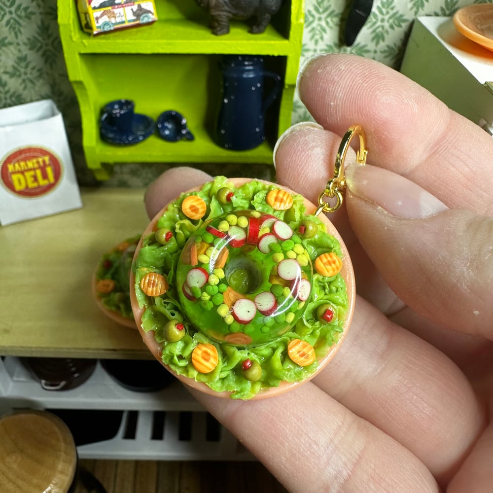 Image of Mixed Veggies Gelatin Earrings