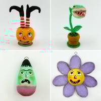 Image 3 of Witches Legs in a Jack O' Lantern(free-standing figure)