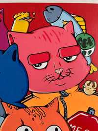 Image 3 of Gatti Mafiosi painting