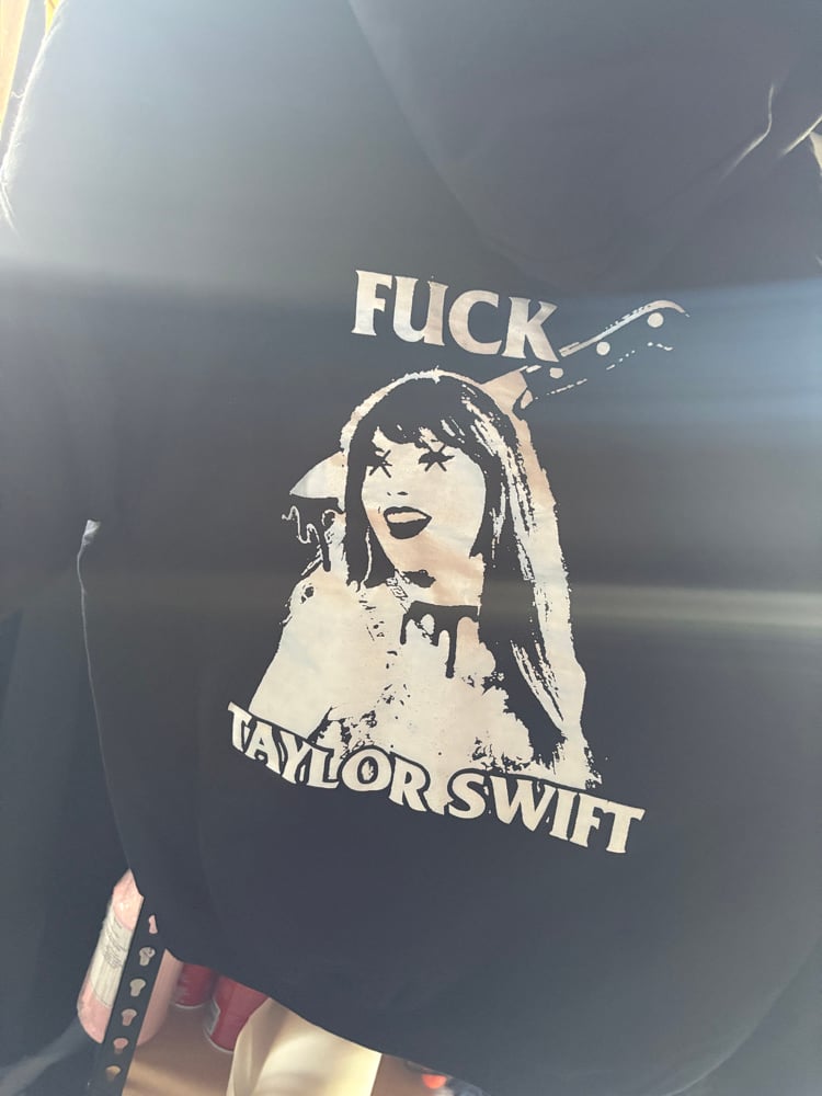 Image of F TAYLOR SWIFT HOODIE LARGE