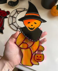 Image 3 of Stained Glass Halloween GD Bear