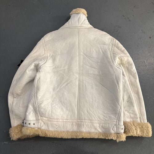 Image of AW 2006 Stone Island Hand Painted Shearling Jacket, size large