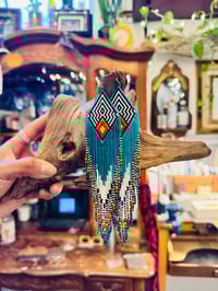 Image 2 of Blue bird earrings 