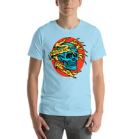 Image 15 of Marlowe Ink Blue Skull Unisex t-shirt