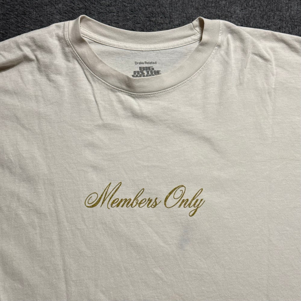 Image of 2000s Drake Related OVO Members Only Graphic Tee (XL)