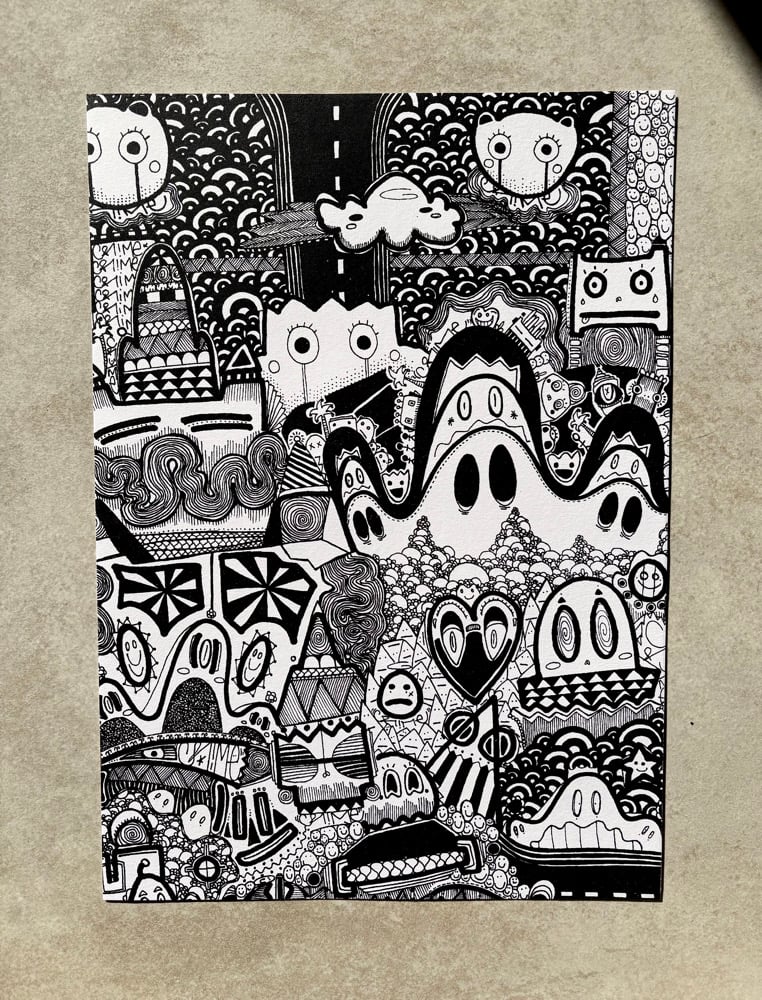 Image of Print en Sérigraphie - Black Paradise