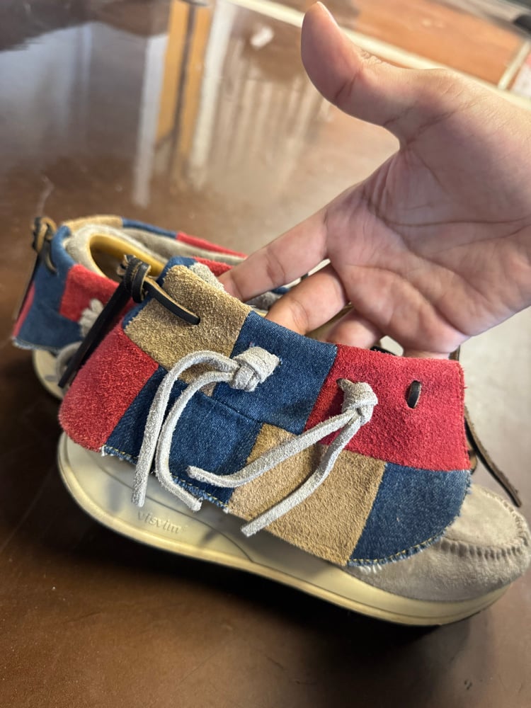 Image of Vizvim FBT Seminole Patchwork Moccasins
