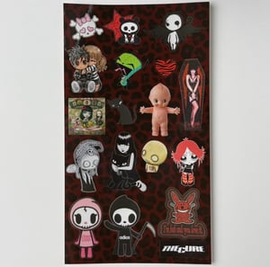 Image of emo sticker sheet