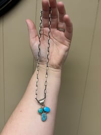 Image 1 of Triple Turquoise Pendant 