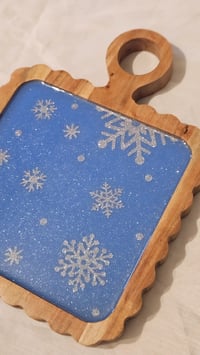 Image 4 of snowflake charcuterie board