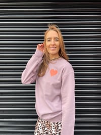 Image 1 of Hakuna heart sweater - adult