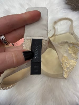 Image of Soma Yellow Lace Bra - 36D 