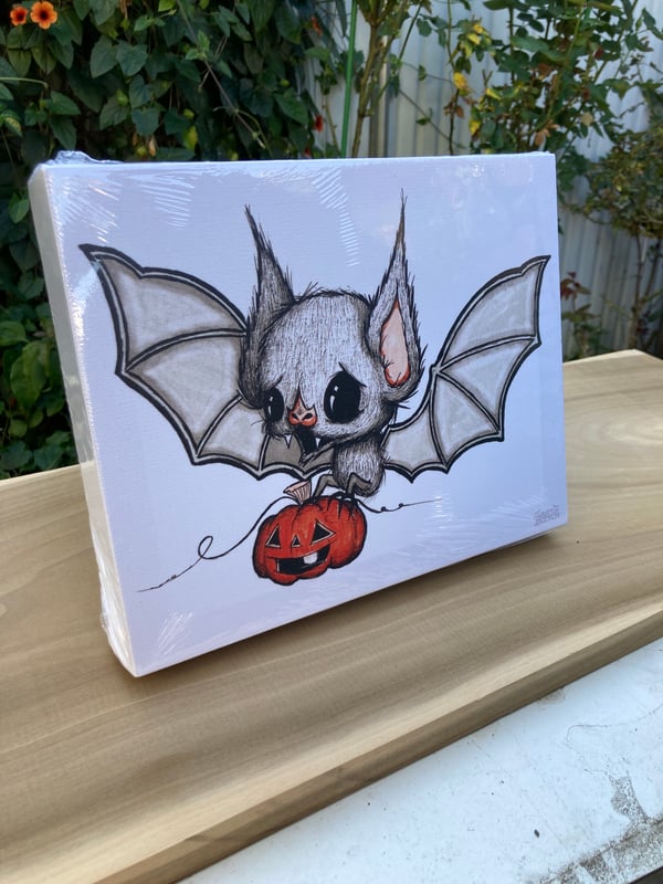 Image of "Halloween Bat" Canvas Prints
