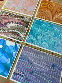 Image 3 of Marbled Card Set
