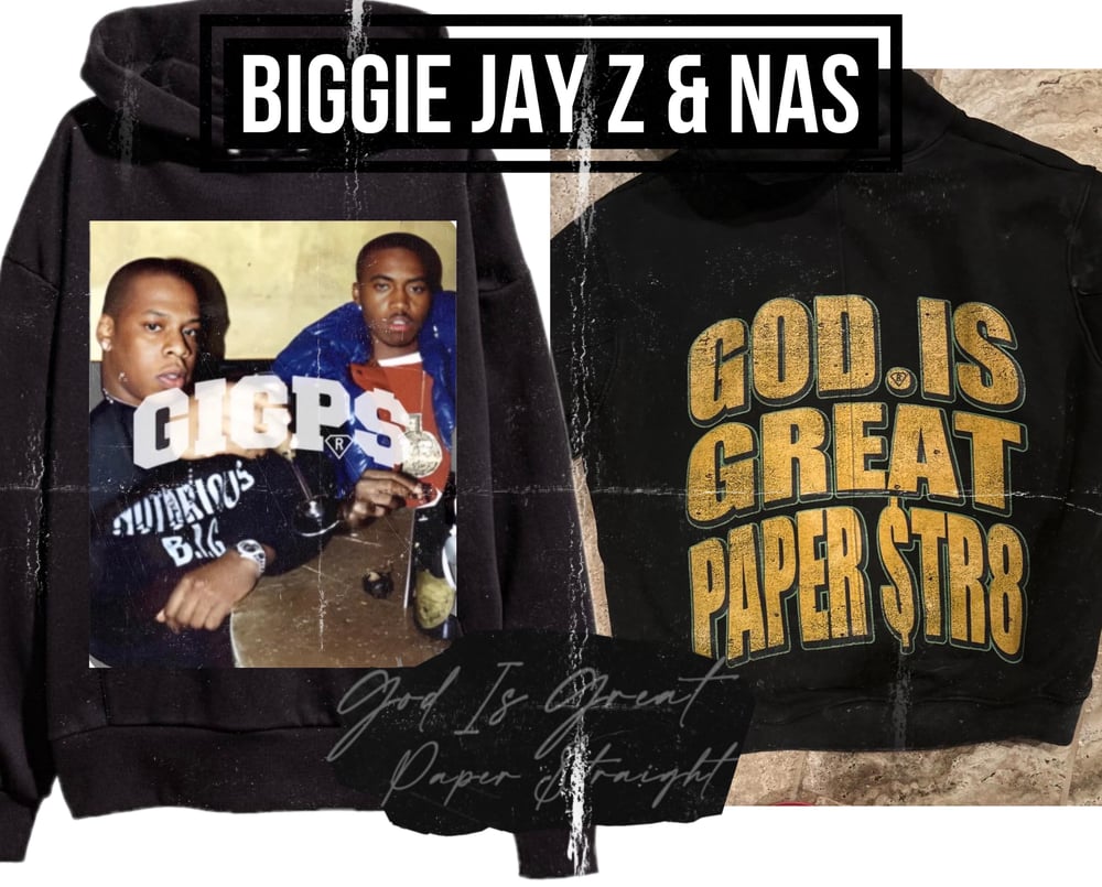 Image of BIGGIE JAY Z & NAS HOODIE