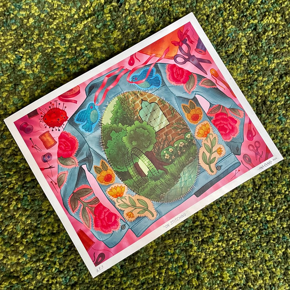 Image of On Stitching Print